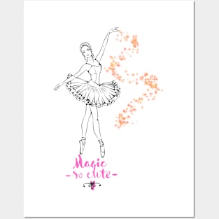 ballet so cute magic Posters and Art